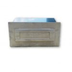 Brick Insert in Letter Box Silver Adjustable with Rear Opening NB 6005