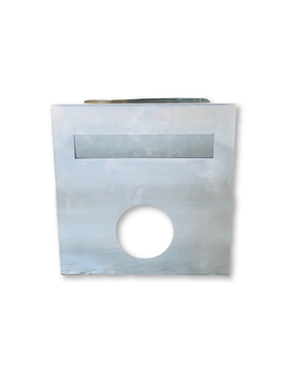 Brick Insert in Letter Box Silver Adjustable with Rear Opening NB 6019
