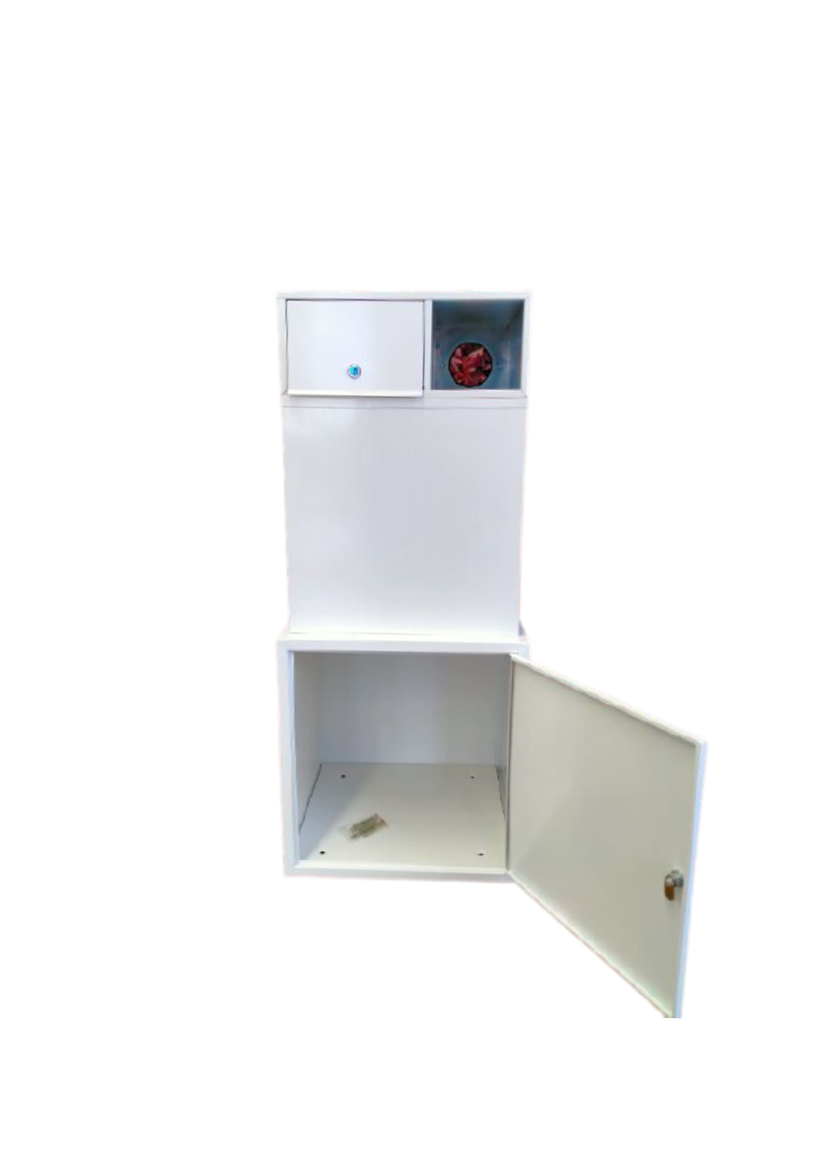 Metal Mailbox – Nice Backyard White Parcel Box 6005