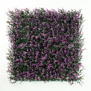 Lavender Artificial Hedge Tile (A006) 50 x 50 CM