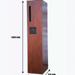 Metal Mailbox - Steel Wood JHC-9702W